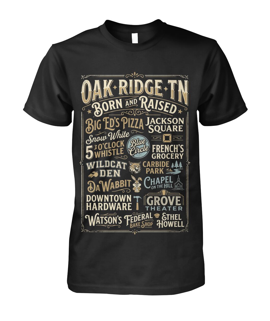 Oak Ridge TN Memories T-shirt